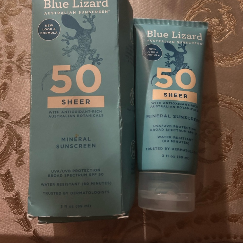 Blue Lizard Sheer Mineral SPF 50 Sunscreen Lotion